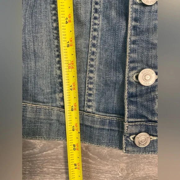 Vintage Hudson Denim Jeans Cropped Jacket Women’s Size XS - Picture 14 of 14